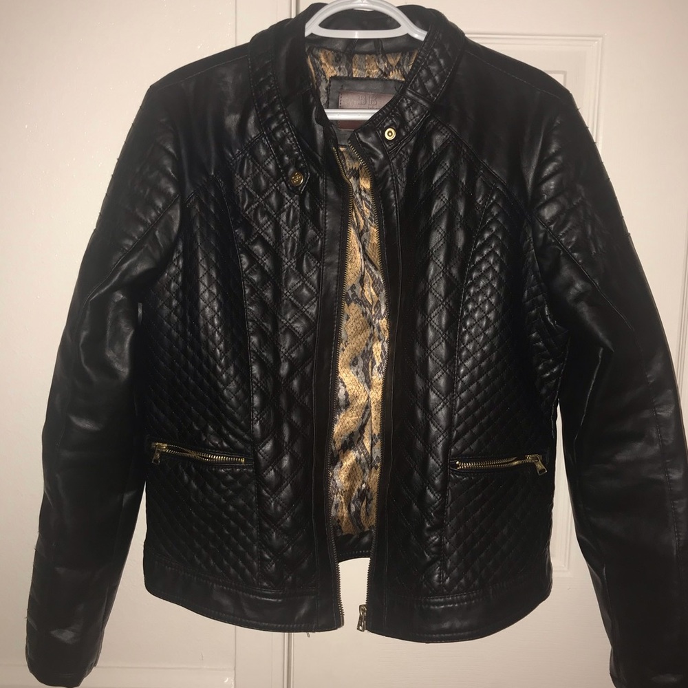 Faux Leather Jacket
